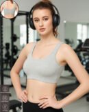 EVA Cotton-Comfort Sports Bra with Removable Pads
