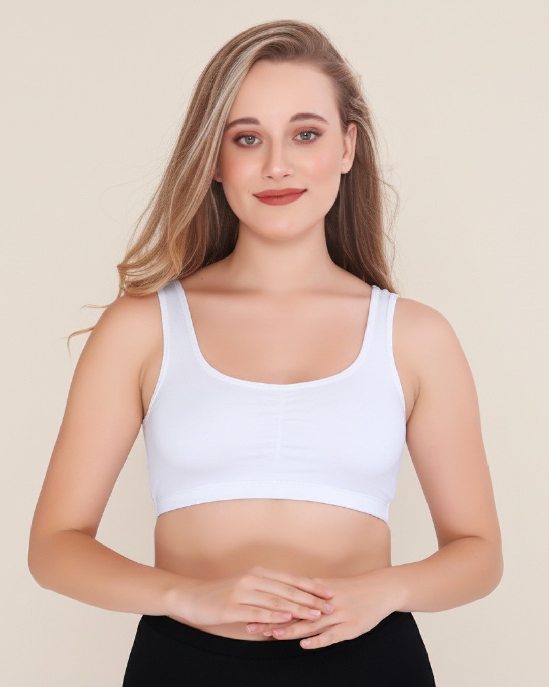 LIVA Beginner's Comfort Bra in Stretch Cotton