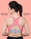 Nora Sports Bra in Cotton with Removable Pads