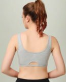 EVA Cotton-Comfort Sports Bra with Removable Pads