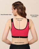 ELLA All-Day Active Sports Bra in Breathable Cotton with Removable Pads