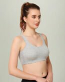 EVA Cotton-Comfort Sports Bra with Removable Pads