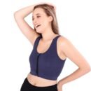 Mary Front-Zip Sports Bra with Removable Pads