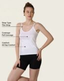 Top-01 Everyday Essential Camisole in 100% Super Combed Cotton Camisole Slip