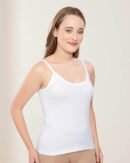 Top -04 Padded Cotton Camisole with Removable Pads & Adjustable Straps